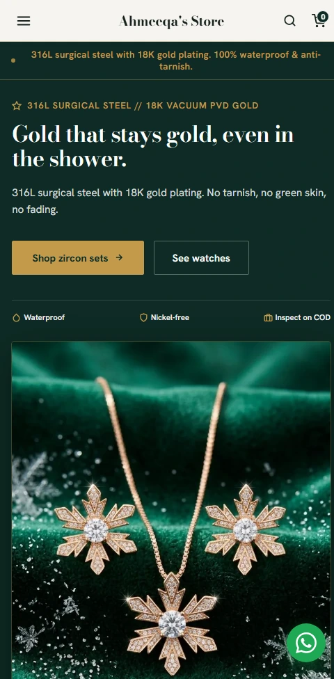 Ahmeeqa's Store store on mobile
